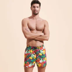 Homme Vilebrequin Le Stretch^Maillot De Bain Court Stretch Homme Marche Provencal