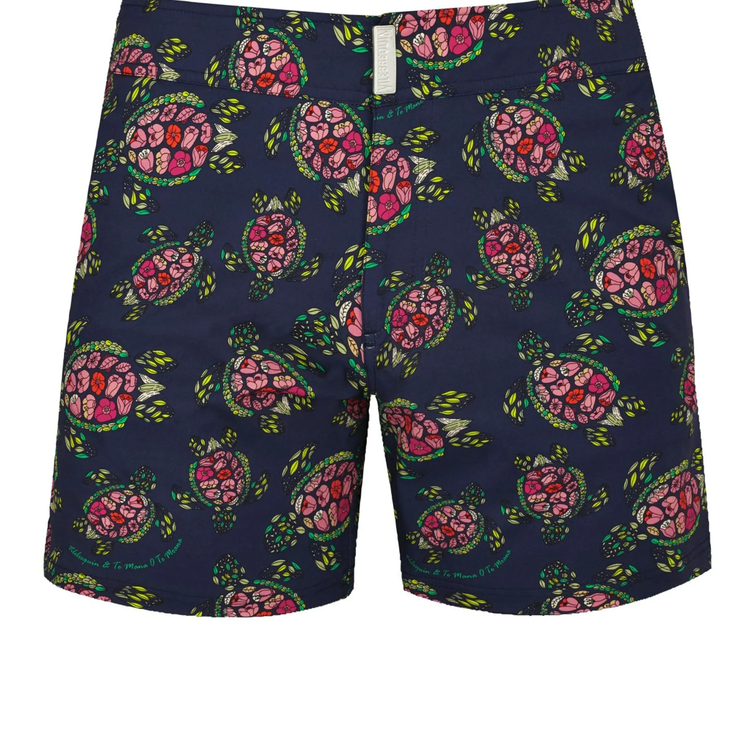 Homme Vilebrequin La Ceinture Plate^Maillot De Bain Court Strech Homme Ceinture Plate Provencal Turtles
