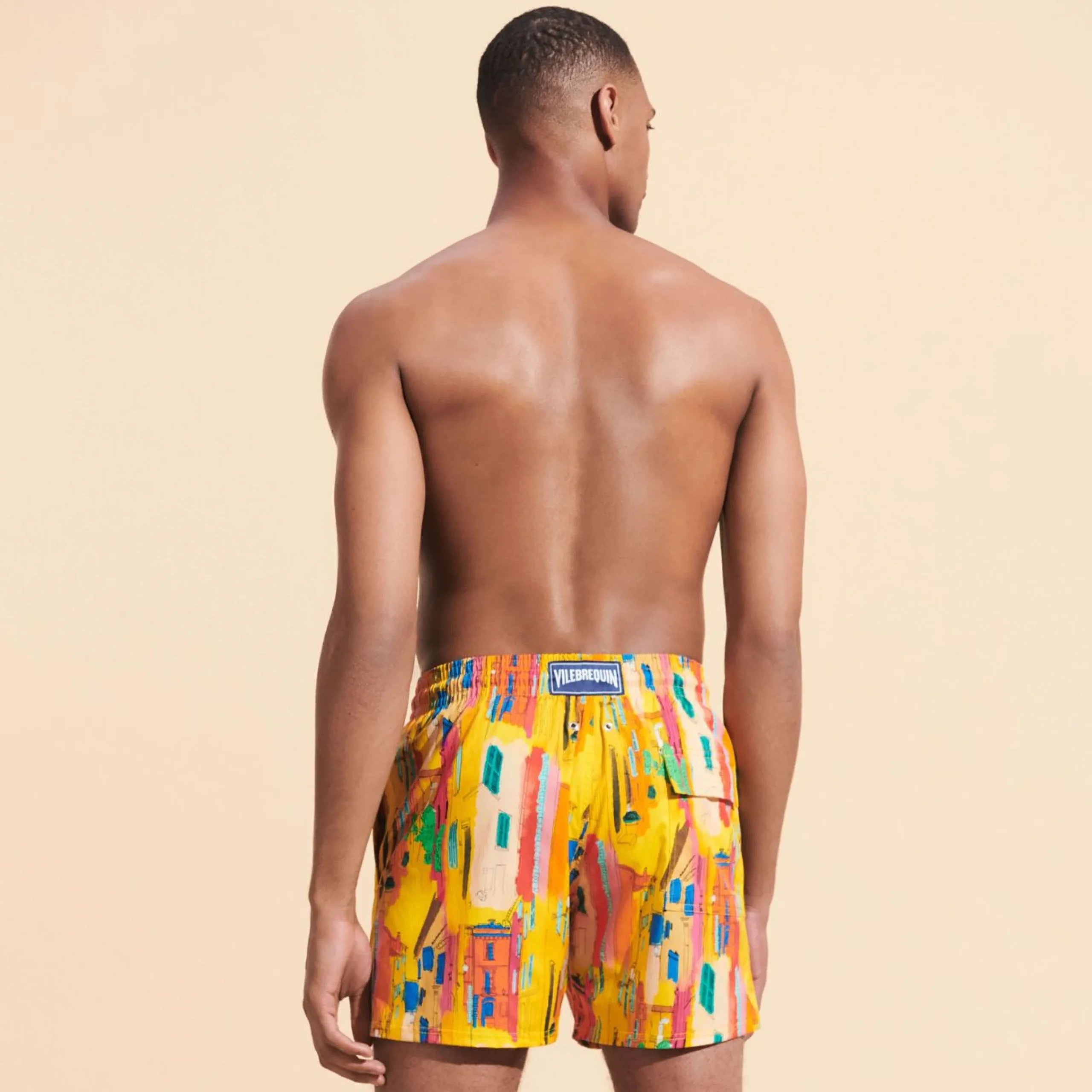 Homme Vilebrequin Le Père & Fils^Maillot De Bain Court Stretch Homme Sunny Streets