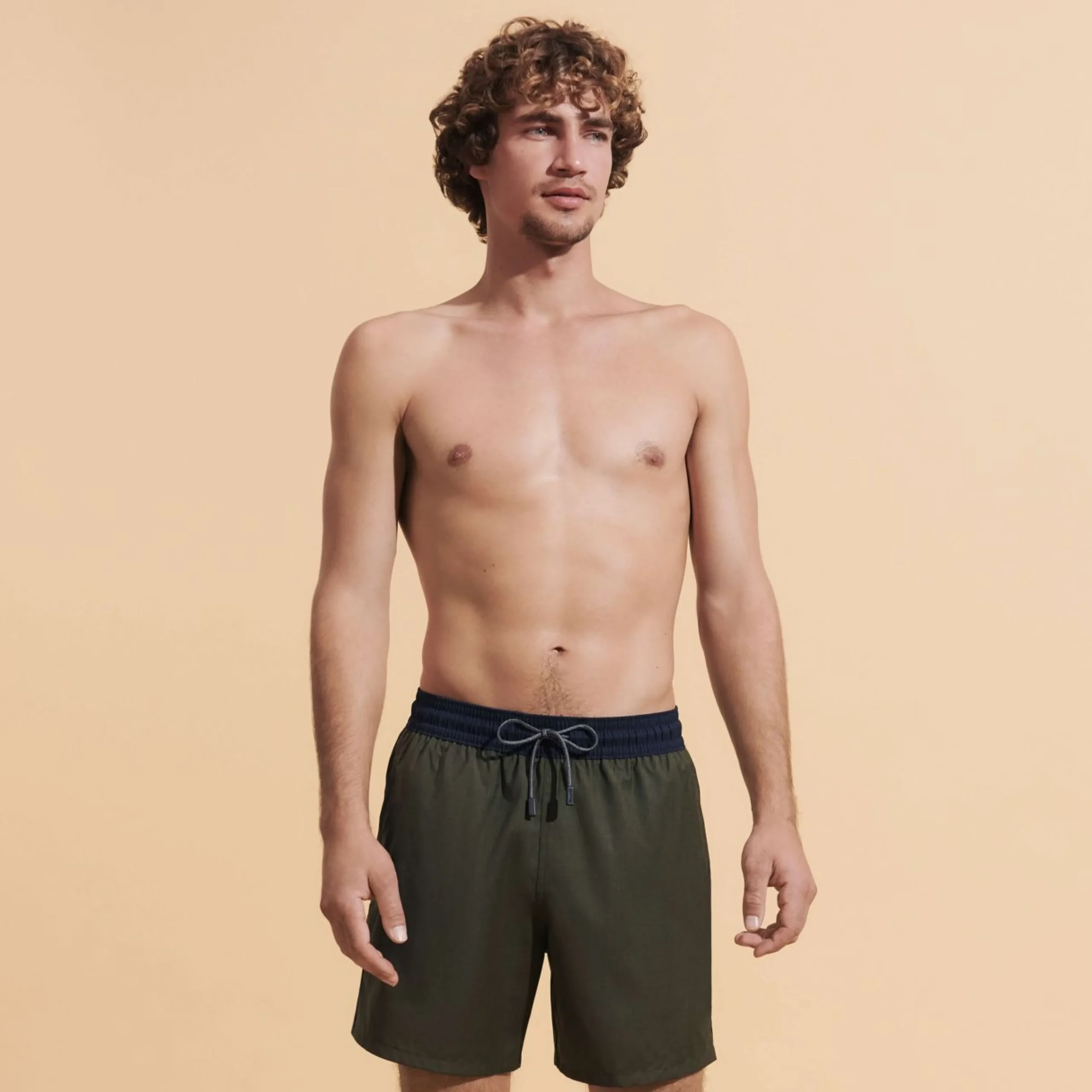 Homme Vilebrequin L'Iconique Moorea^Maillot De Bain En Laine Merinos Homme Bicolore