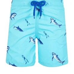 Garçon Vilebrequin Le Brodé^Maillot De Bain Garçon Brodé 2009 Les Requins - Edition Limitee