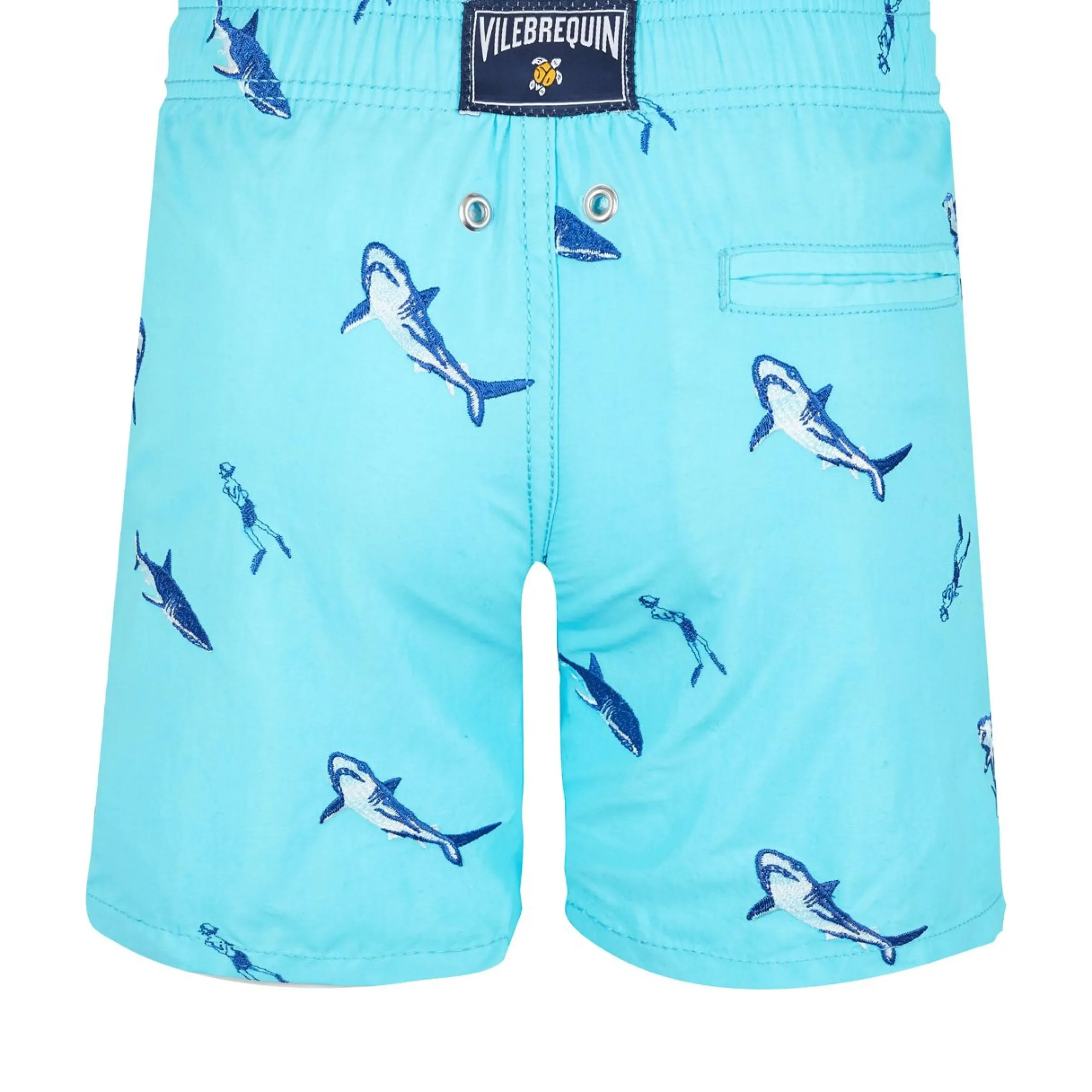 Garçon Vilebrequin Le Brodé^Maillot De Bain Garçon Brodé 2009 Les Requins - Edition Limitee