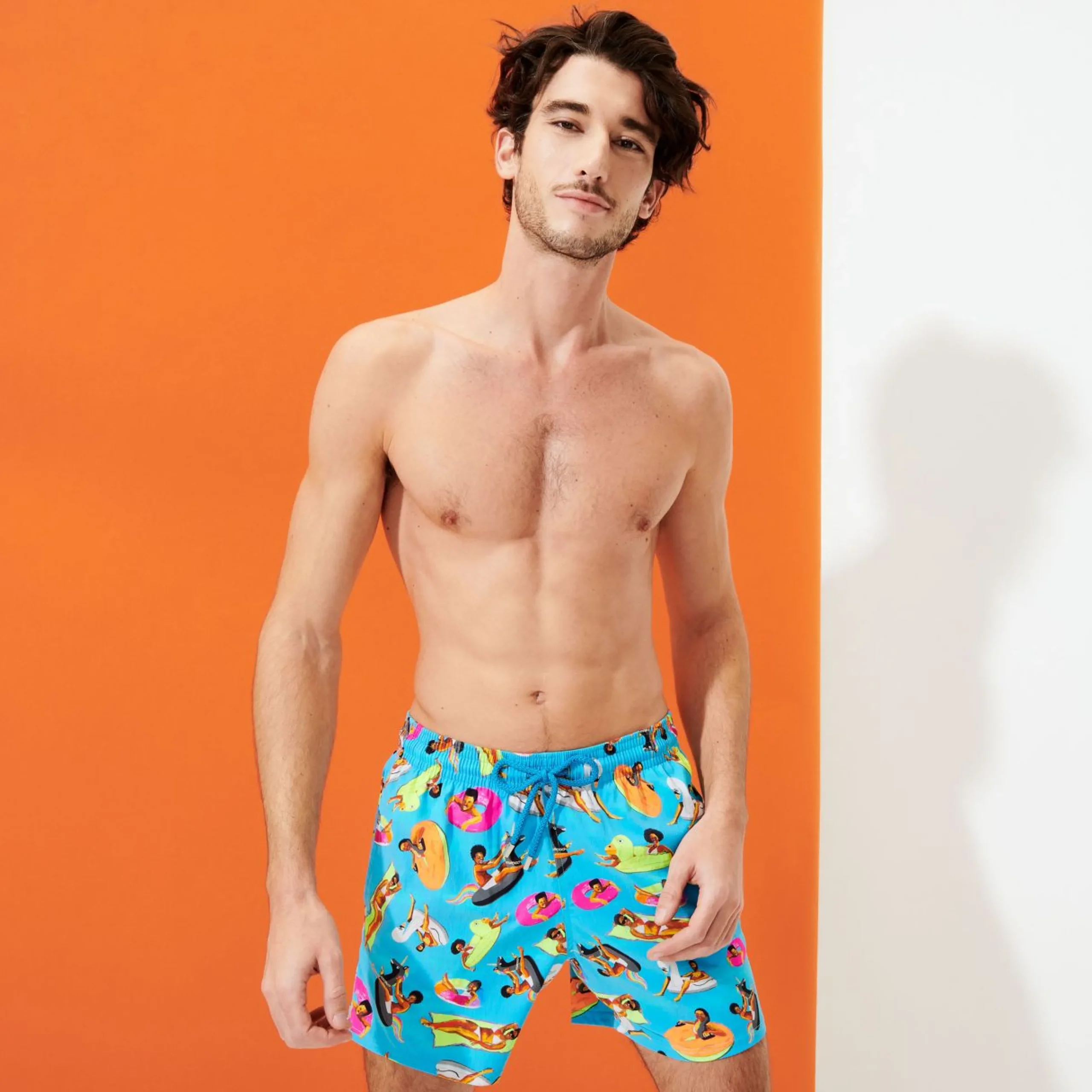 Homme Vilebrequin Le Stretch^Maillot De Bain Homme - X Derrick Adams