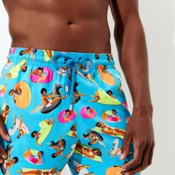 Homme Vilebrequin Le Stretch^Maillot De Bain Homme - X Derrick Adams
