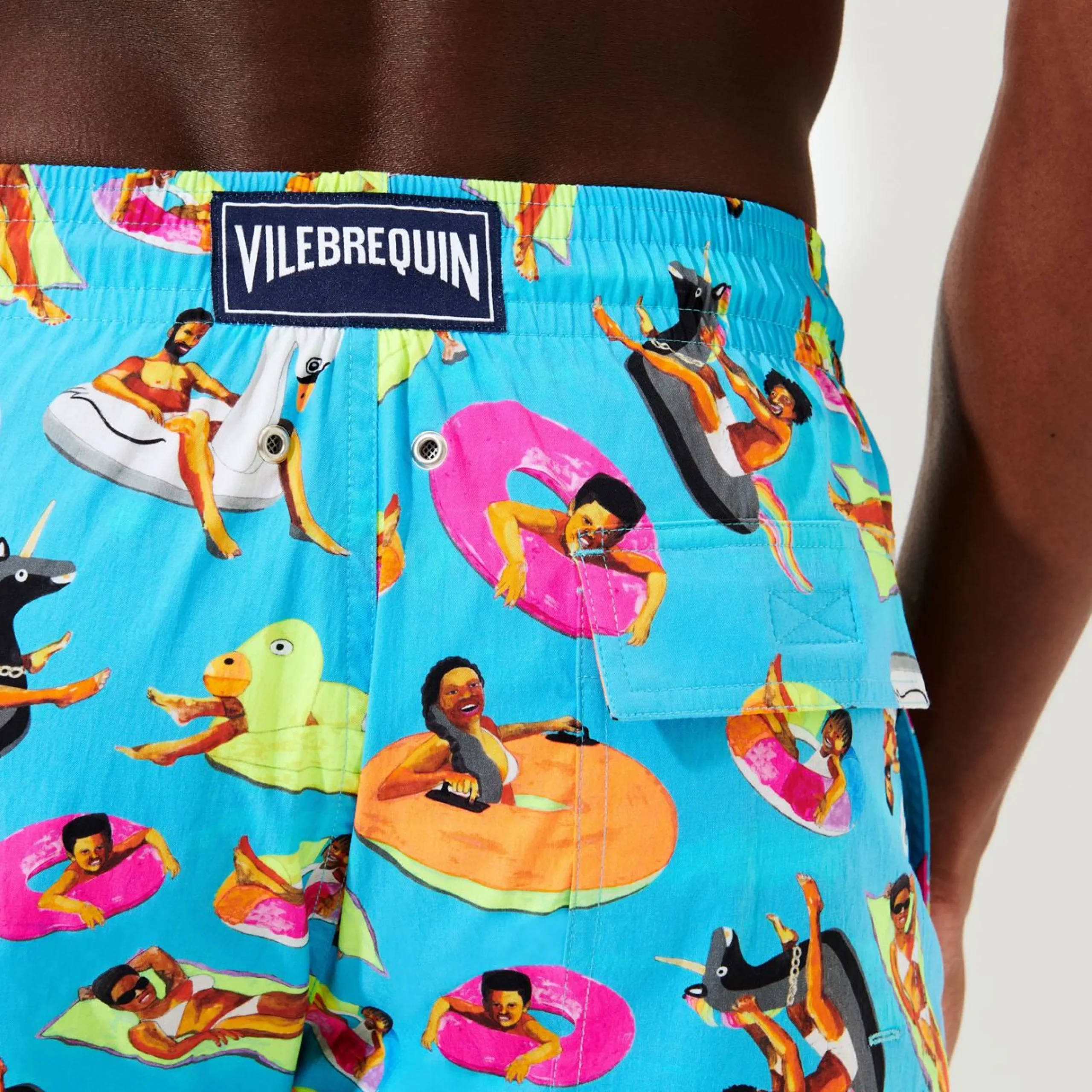 Homme Vilebrequin Le Stretch^Maillot De Bain Homme - X Derrick Adams