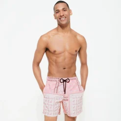 Homme Vilebrequin L'Iconique Moorea^Maillot De Bain Homme Bandana - X Bape® Black