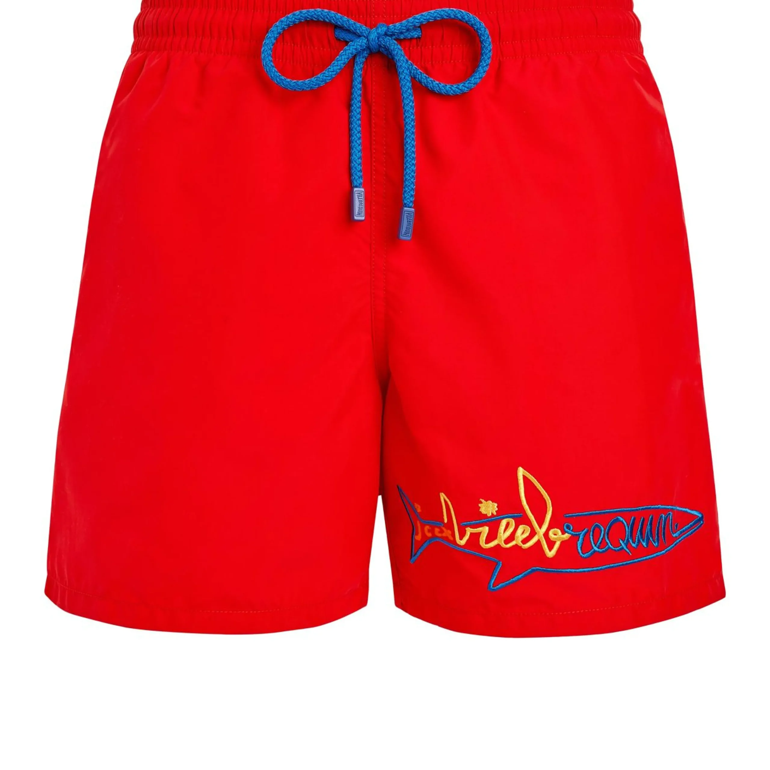 Homme Vilebrequin L'Iconique Moorea^Maillot De Bain Homme Brodérie Placee Requin - X Jcc+ - Edition Limitee
