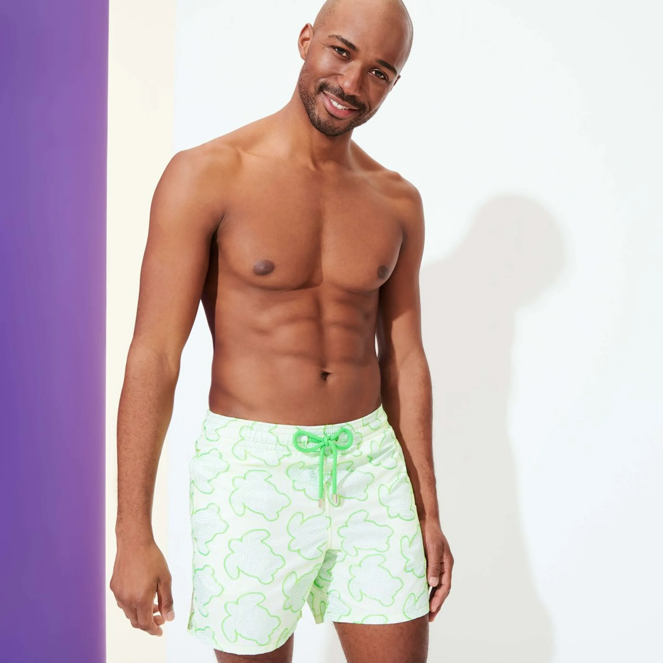 Homme Vilebrequin Le Brodé^Maillot De Bain Homme Brodé 2017 Tortues Hypnotiques - Edition Limitee