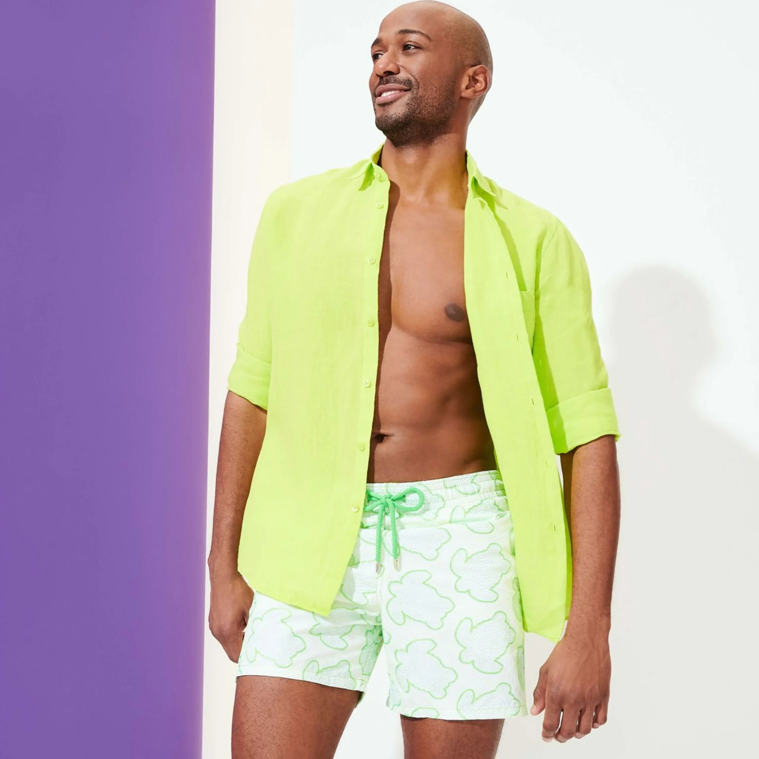 Homme Vilebrequin Le Brodé^Maillot De Bain Homme Brodé 2017 Tortues Hypnotiques - Edition Limitee