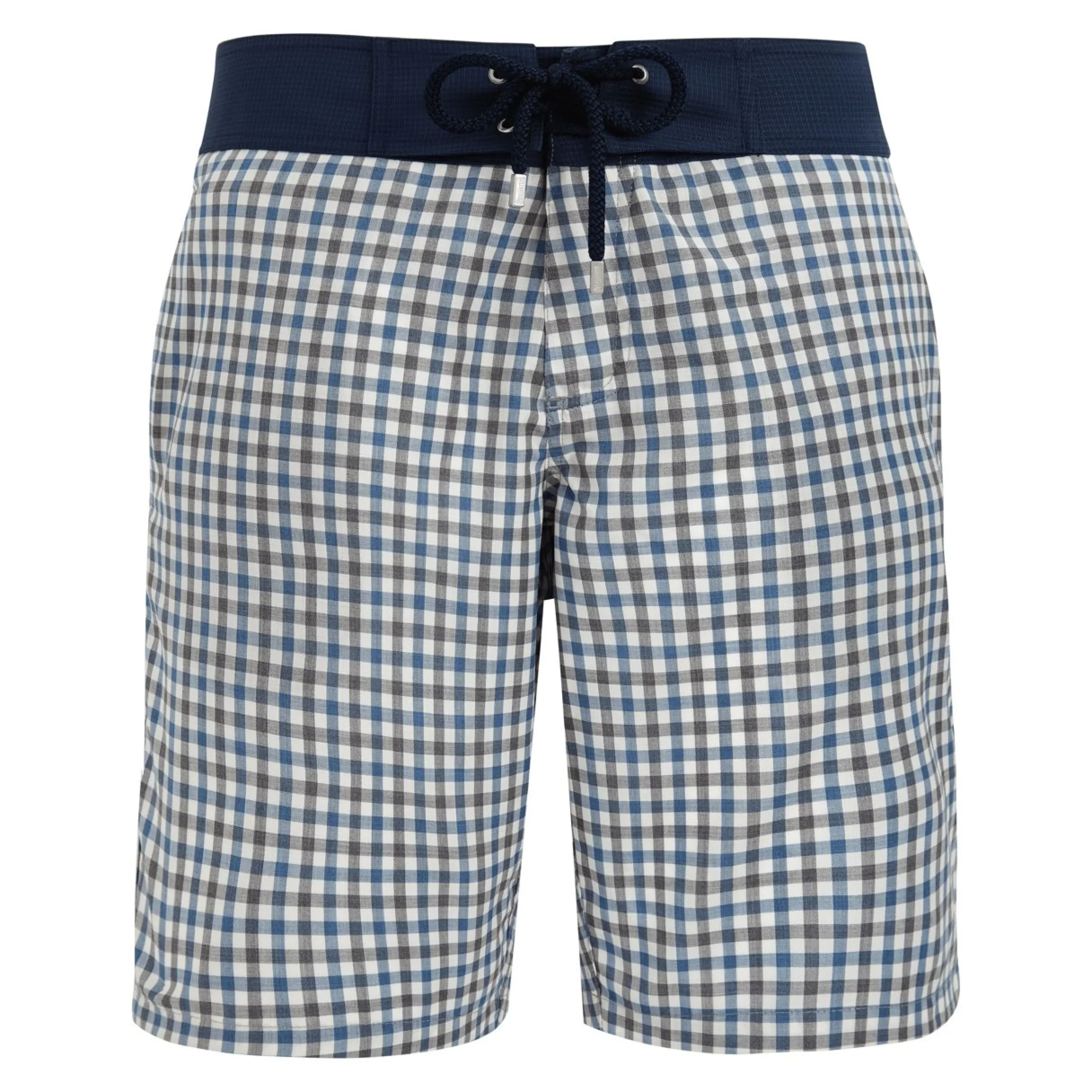 Homme Vilebrequin Le Long^Maillot De Bain Homme En Laine Merinos Carreaux - X The Woolmark Company