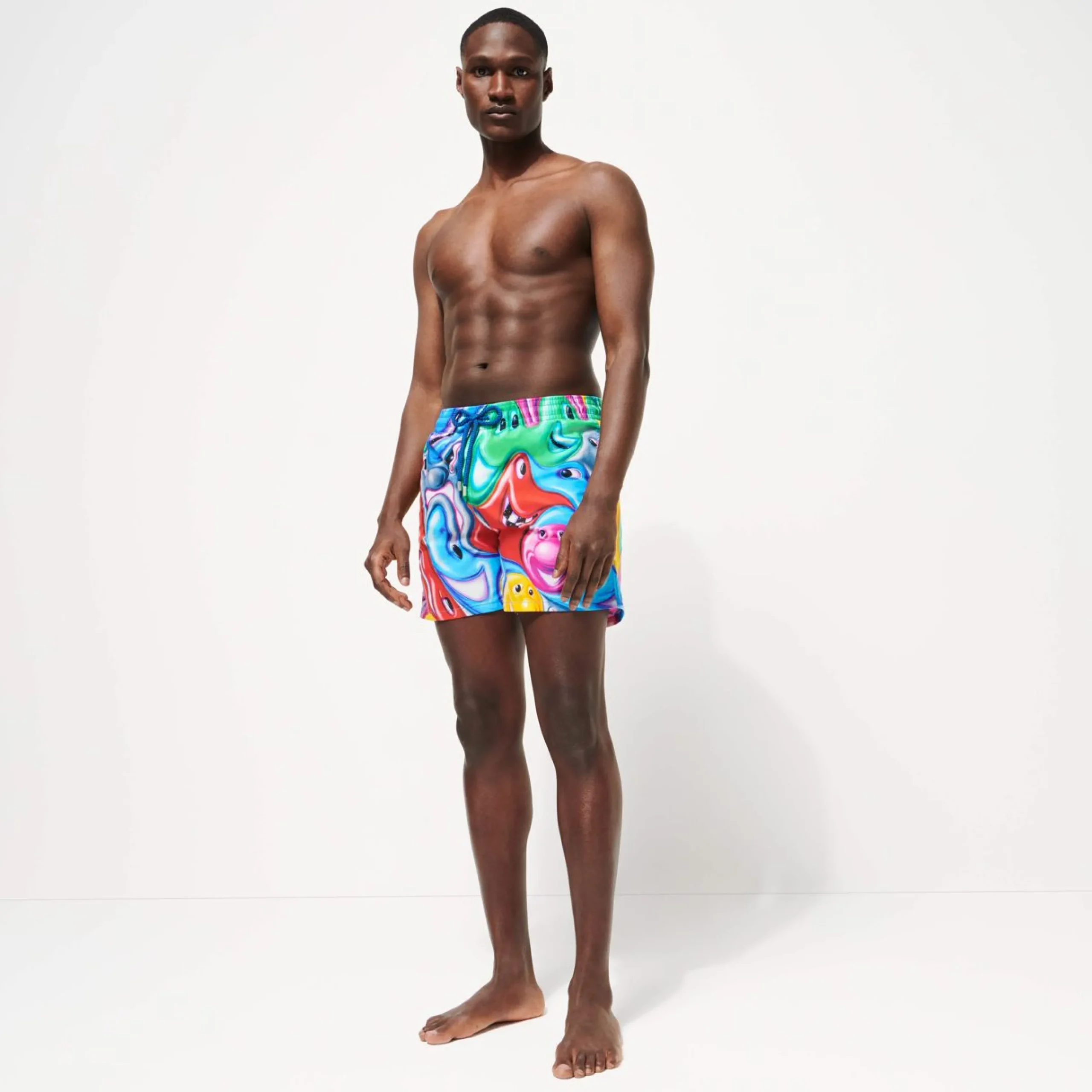 Homme Vilebrequin L'Iconique Moorea^Maillot De Bain Homme Faces In Places - X Kenny Scharf
