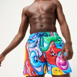 Homme Vilebrequin L'Iconique Moorea^Maillot De Bain Homme Faces In Places - X Kenny Scharf