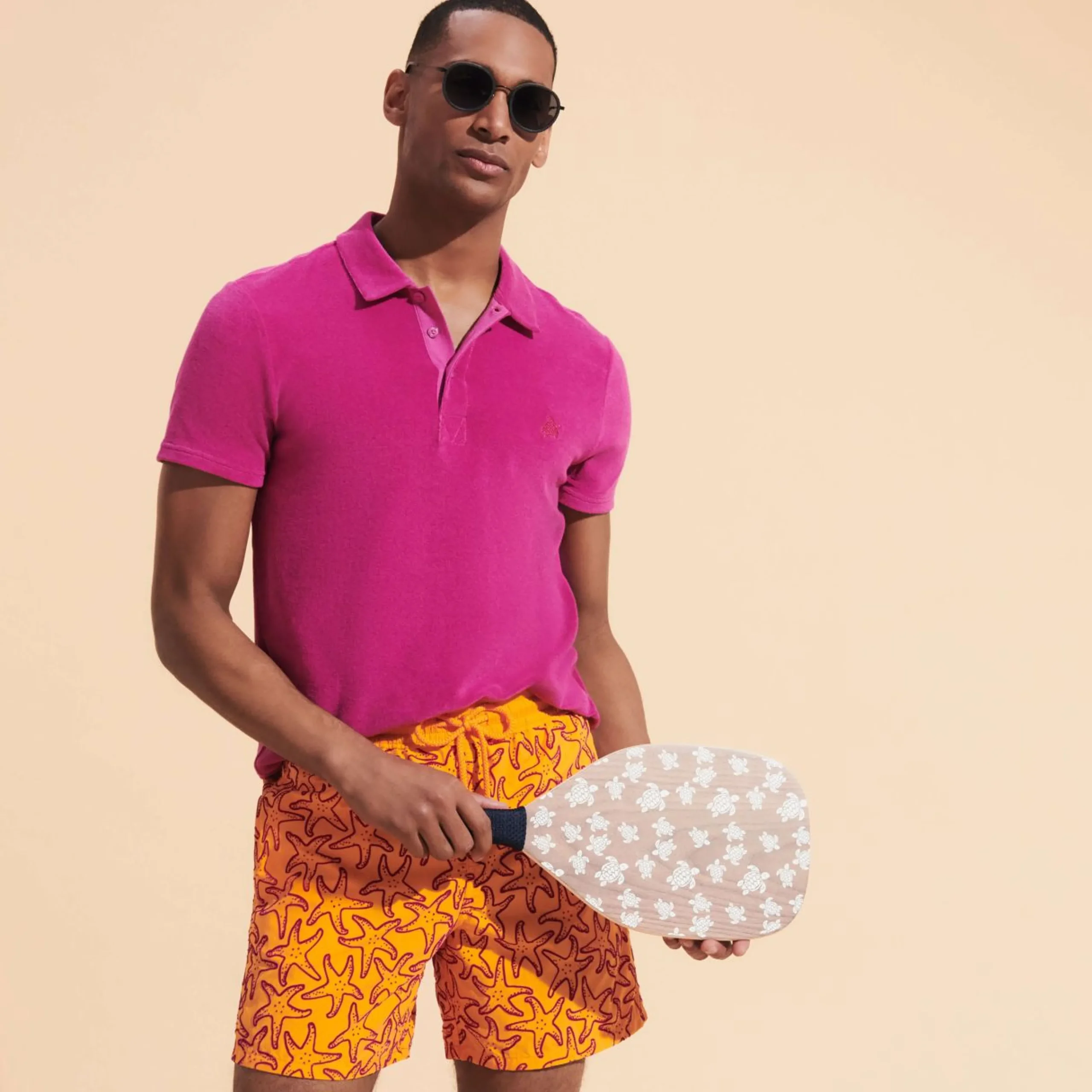 Homme Vilebrequin L'Iconique Moorea^Maillot De Bain Homme Floque Starlettes
