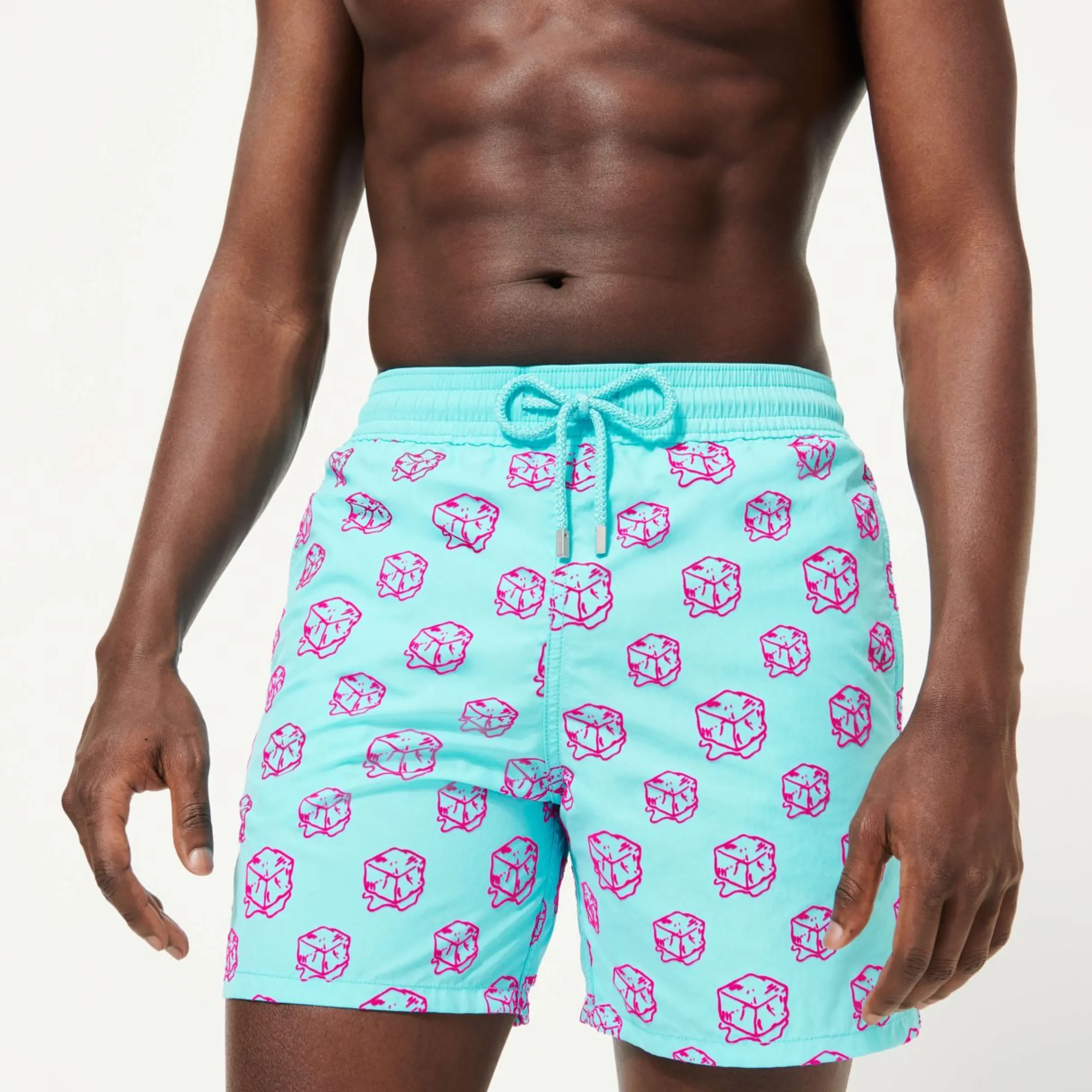 Homme Vilebrequin L'Iconique Moorea^Maillot De Bain Homme Floque Nola - X John M Armleder