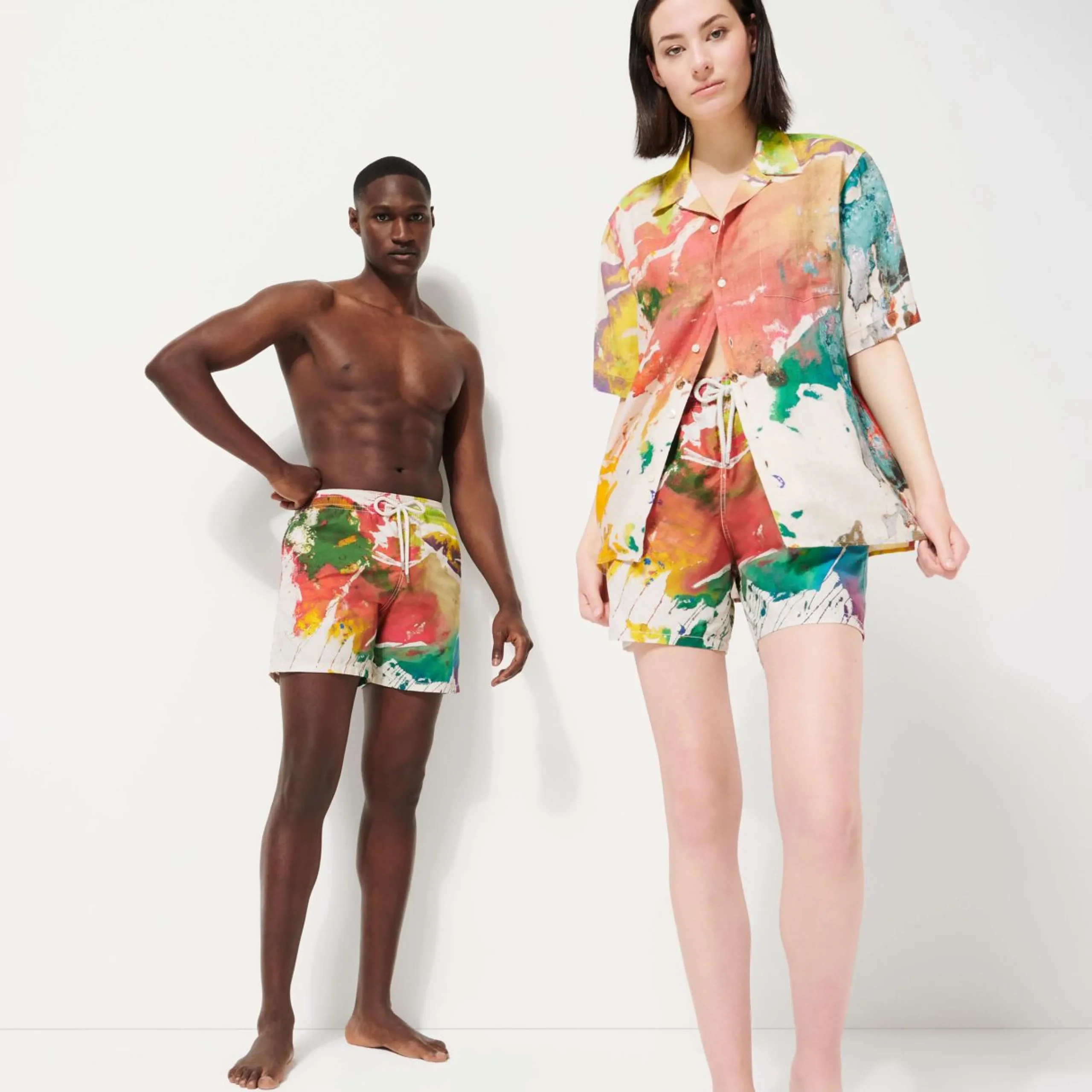 Homme Vilebrequin L'Iconique Moorea^Maillot De Bain Homme Gra - X John M Armleder