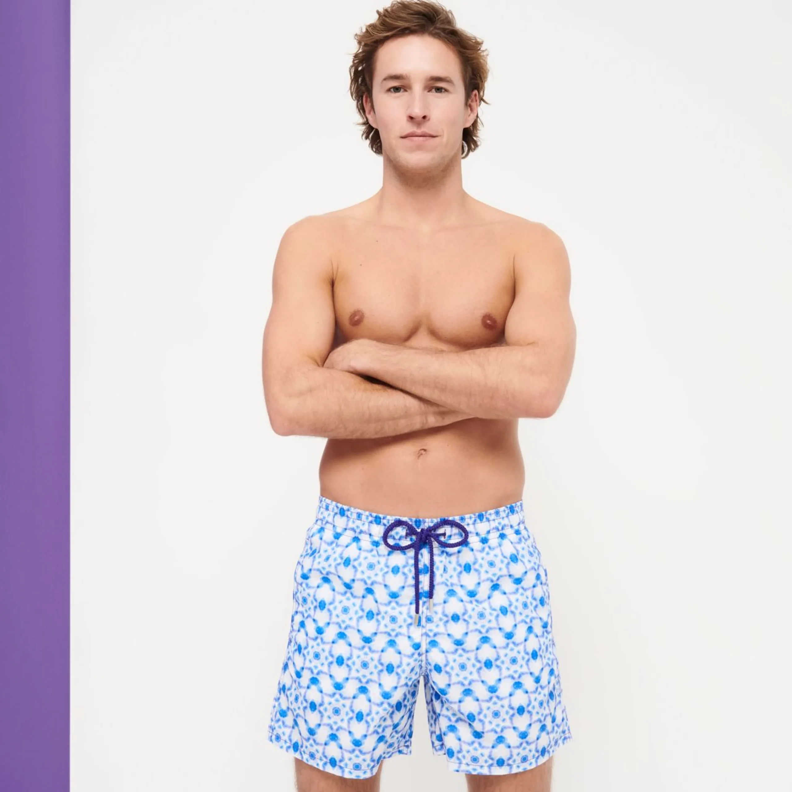 Homme Vilebrequin L'Iconique Moorea^Maillot De Bain Homme Ikat Medusa