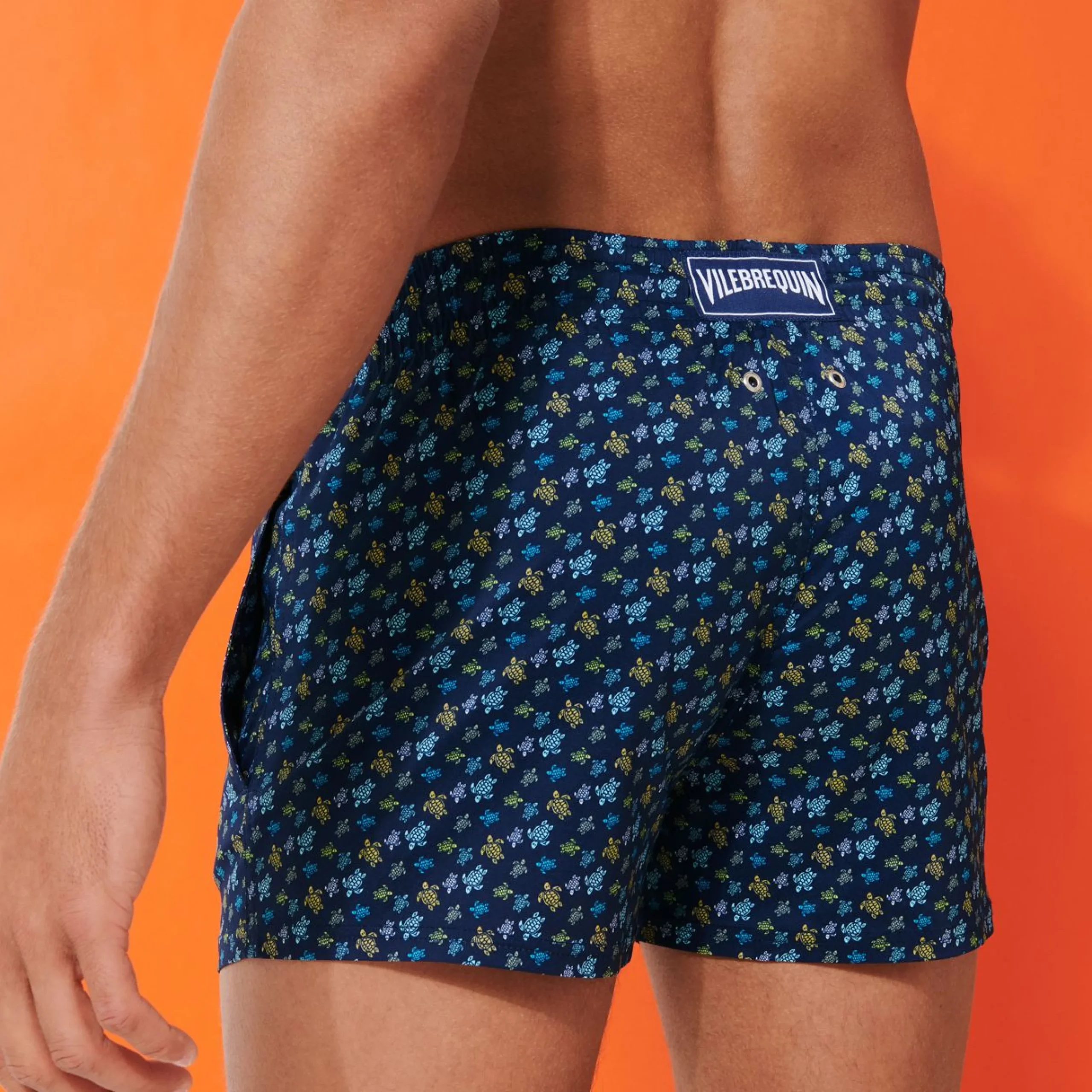 Homme Vilebrequin Le Court^Maillot De Bain Homme Micro Tortues Rainbow