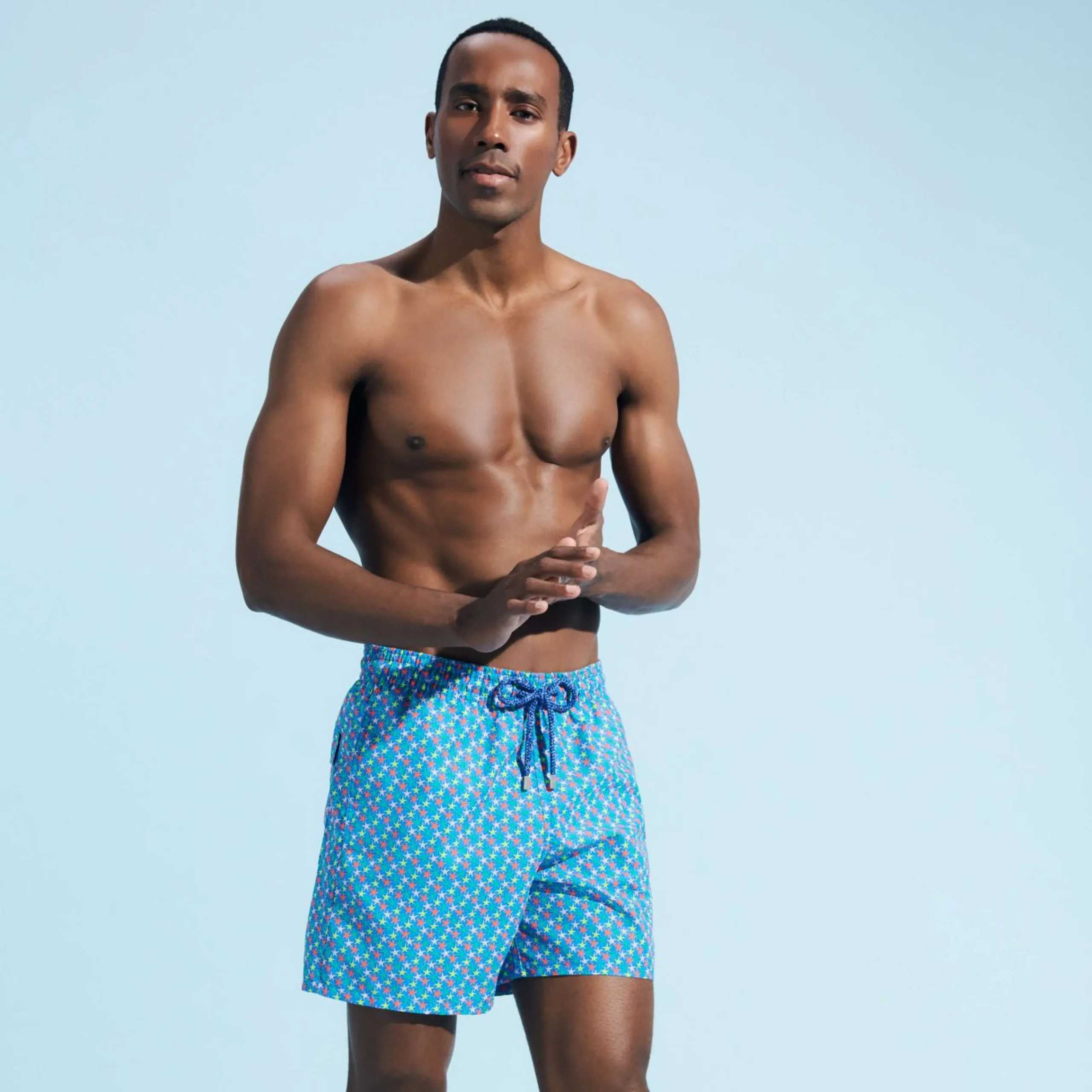 Homme Vilebrequin Le Père & Fils^Maillot De Bain Homme Micro Starlettes
