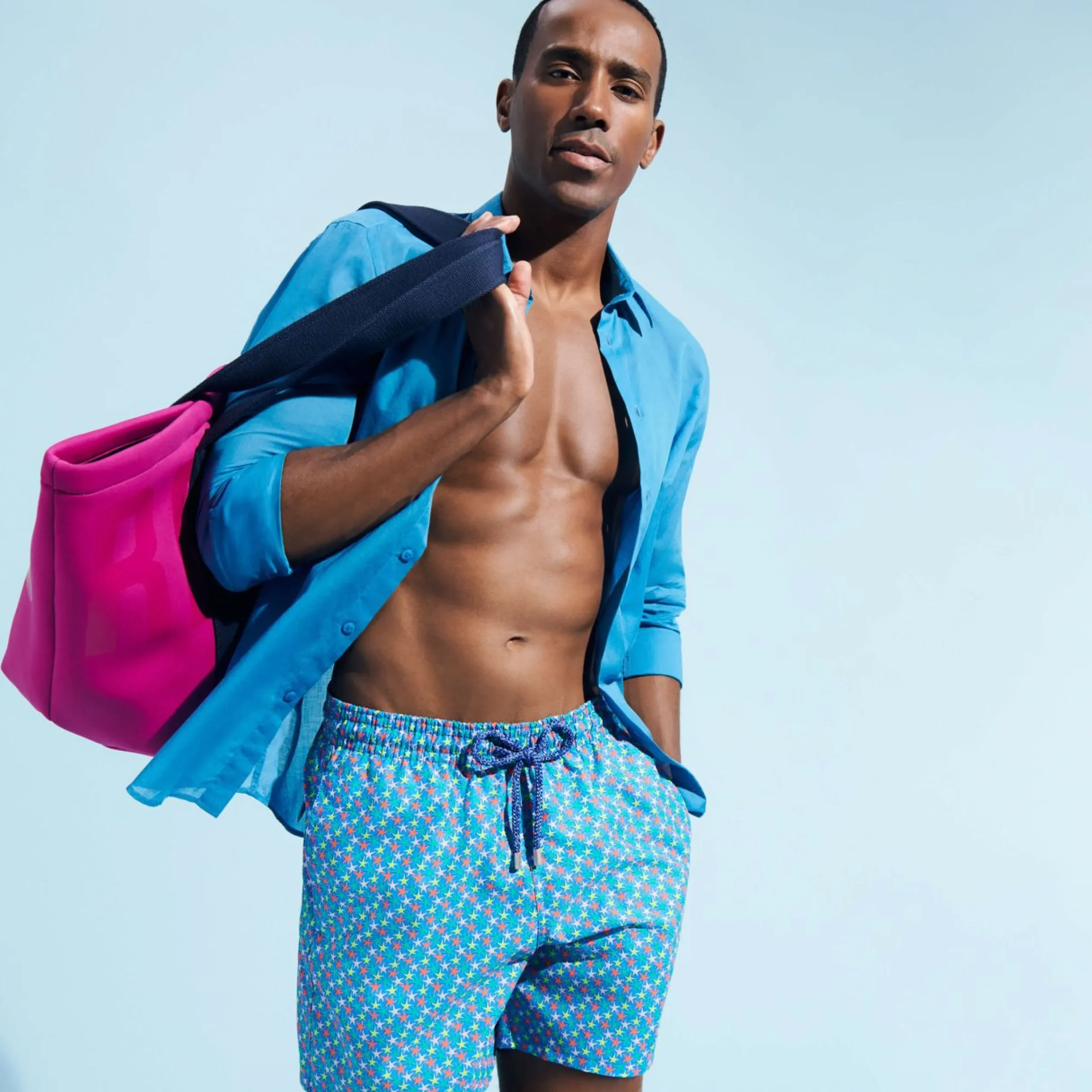Homme Vilebrequin Le Père & Fils^Maillot De Bain Homme Micro Starlettes