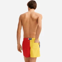 Homme Vilebrequin L'Iconique Moorea^Maillot De Bain Homme Multicolore Brodérie Placee Requin - X Jcc+ - Edition Limitee