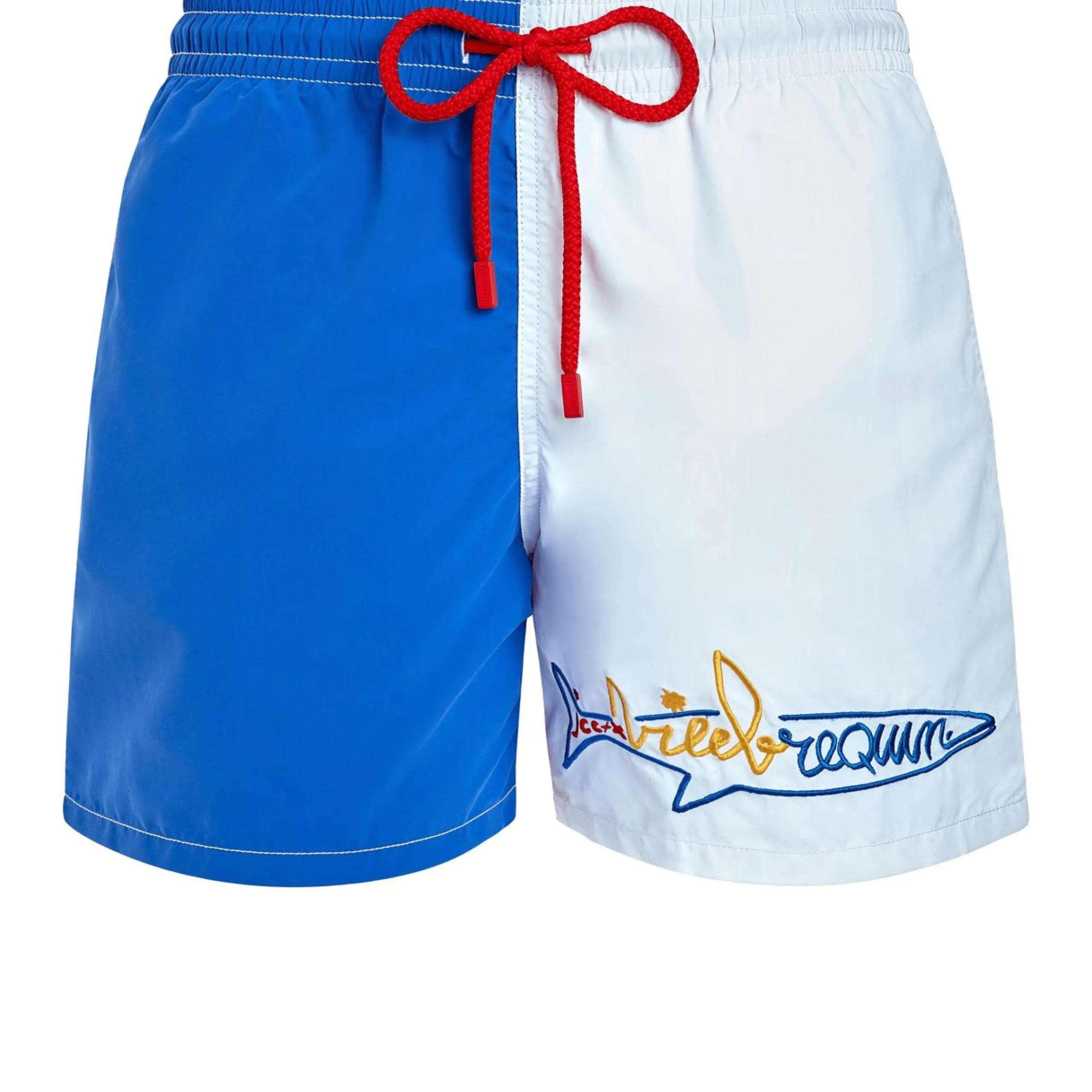 Homme Vilebrequin L'Iconique Moorea^Maillot De Bain Homme Multicolore Brodérie Placee Requin - X Jcc+ - Edition Limitee