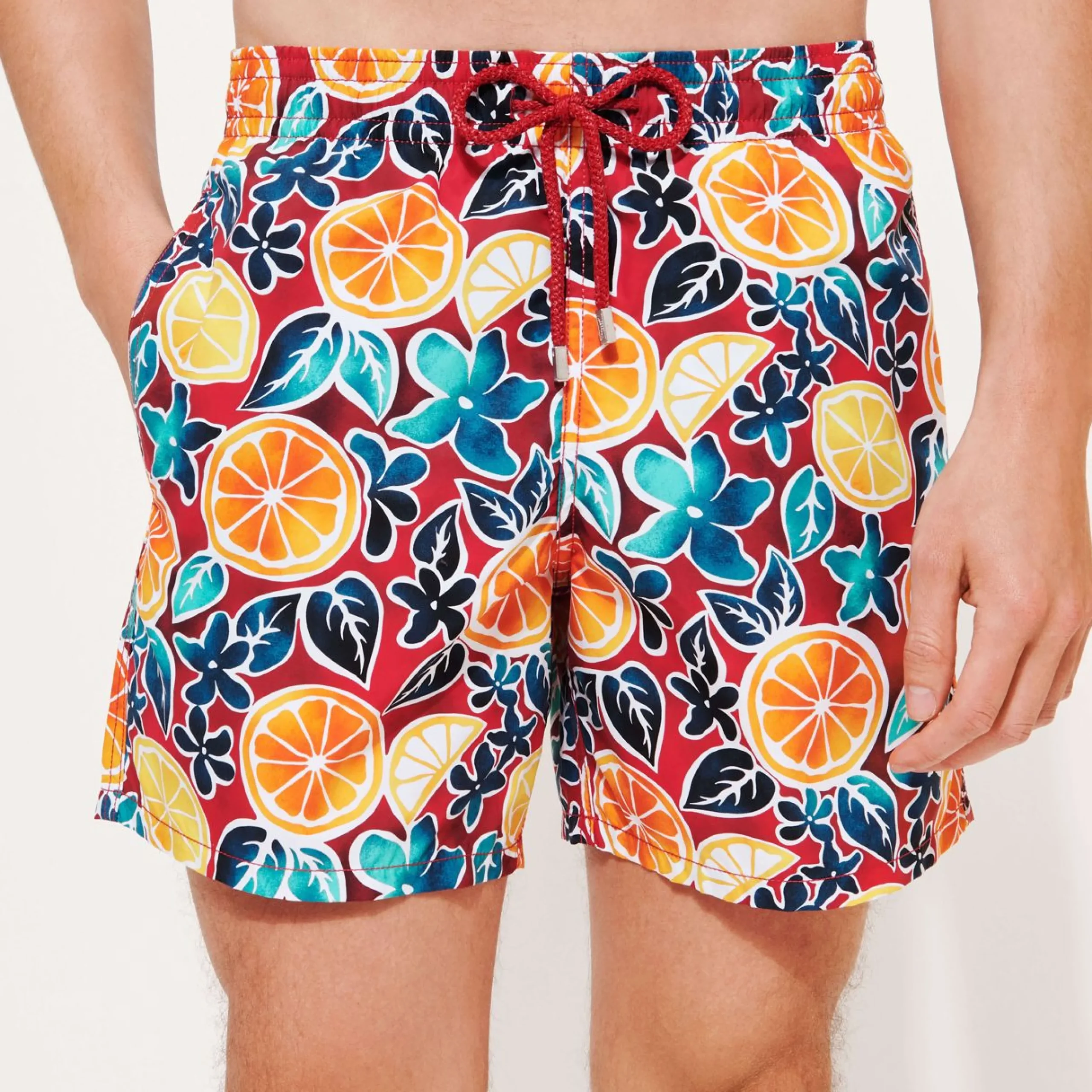 Homme Vilebrequin L'Iconique Moorea^Maillot De Bain Homme Presse Citron