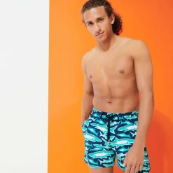 Homme Vilebrequin L'Iconique Moorea^Maillot De Bain Homme Requins 3D