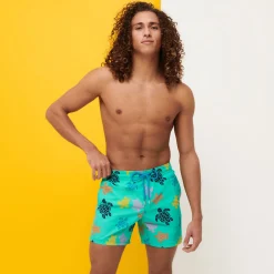 Homme Vilebrequin L'Iconique Moorea^Maillot De Bain Homme Ronde Des Tortues Multicolore