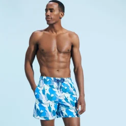 Homme Vilebrequin Le Père & Fils^Maillot De Bain Homme Sharks All Around