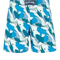 Homme Vilebrequin Le Père & Fils^Maillot De Bain Homme Sharks All Around