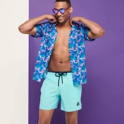Homme Vilebrequin La Matière Légère^Maillot De Bain Homme Solid Bicolore