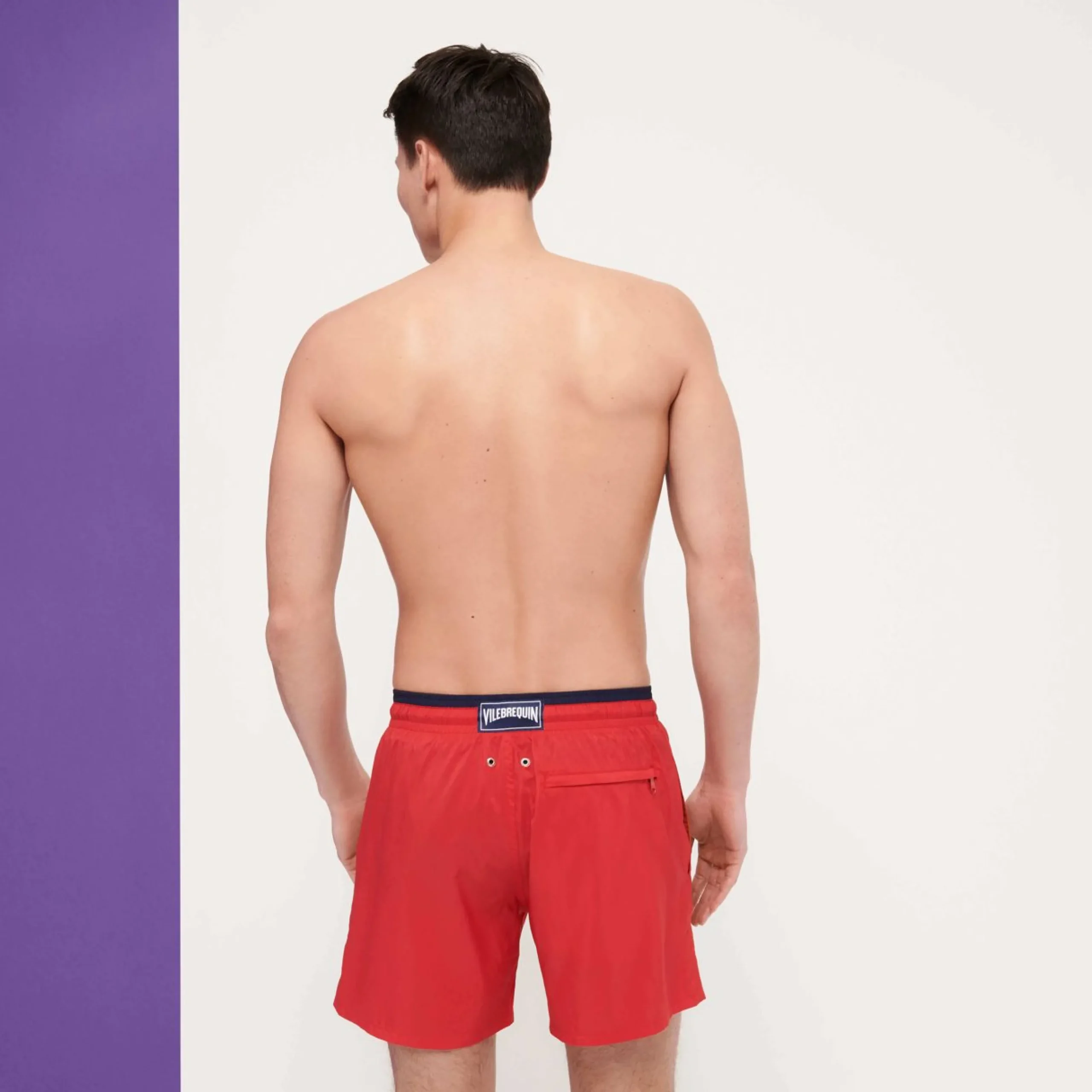 Homme Vilebrequin La Matière Légère^Maillot De Bain Homme Solid Bicolore