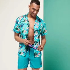 Homme Vilebrequin La Matière Légère^Maillot De Bain Homme Solid Bicolore