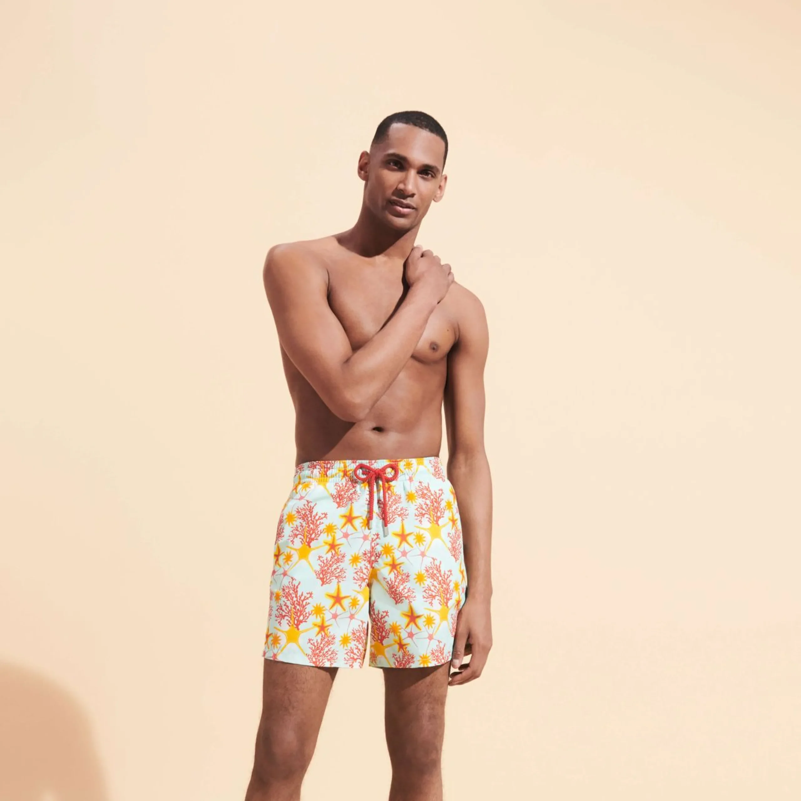 Homme Vilebrequin Le Père & Fils^Maillot De Bain Homme Starlettes & Coraux