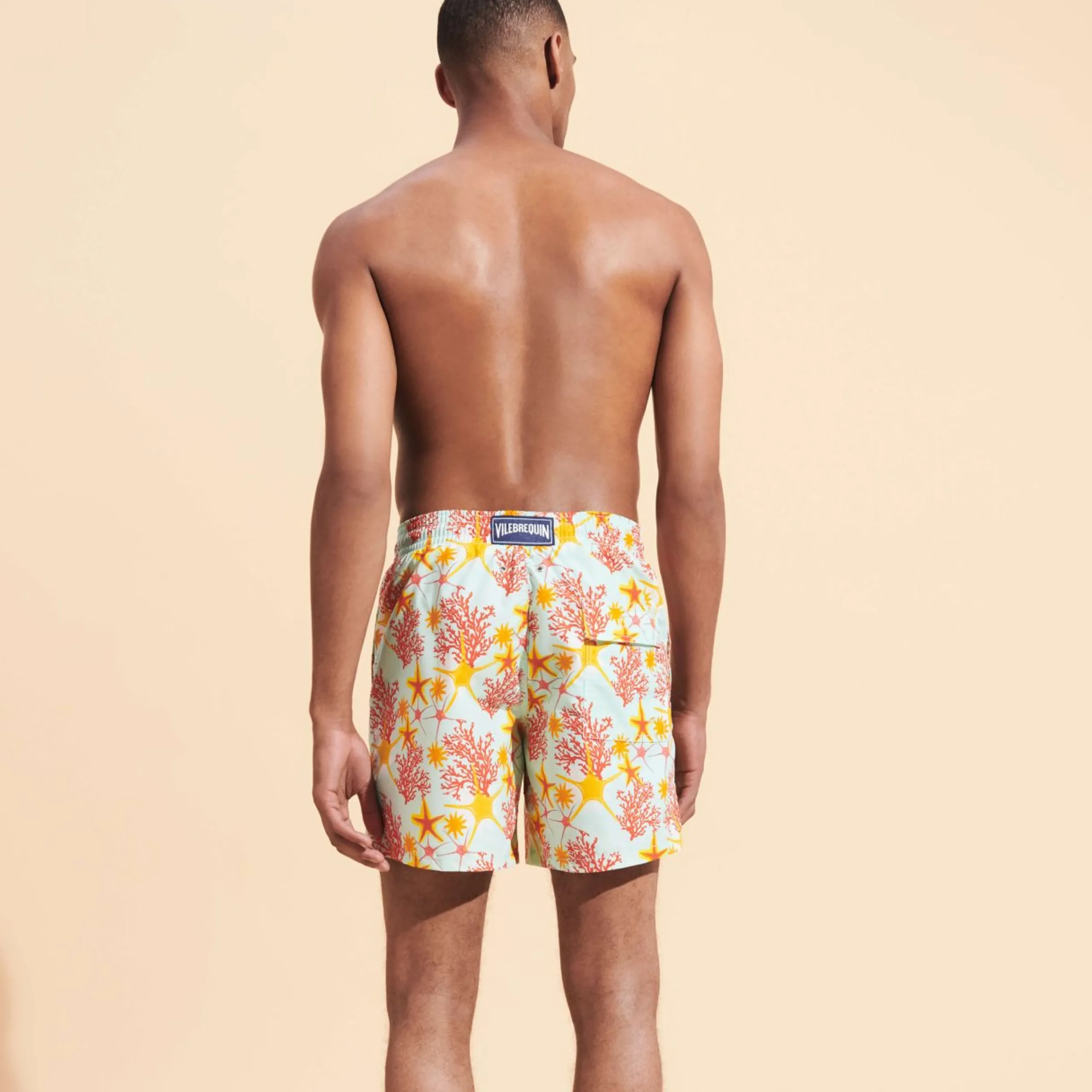 Homme Vilebrequin Le Père & Fils^Maillot De Bain Homme Starlettes & Coraux
