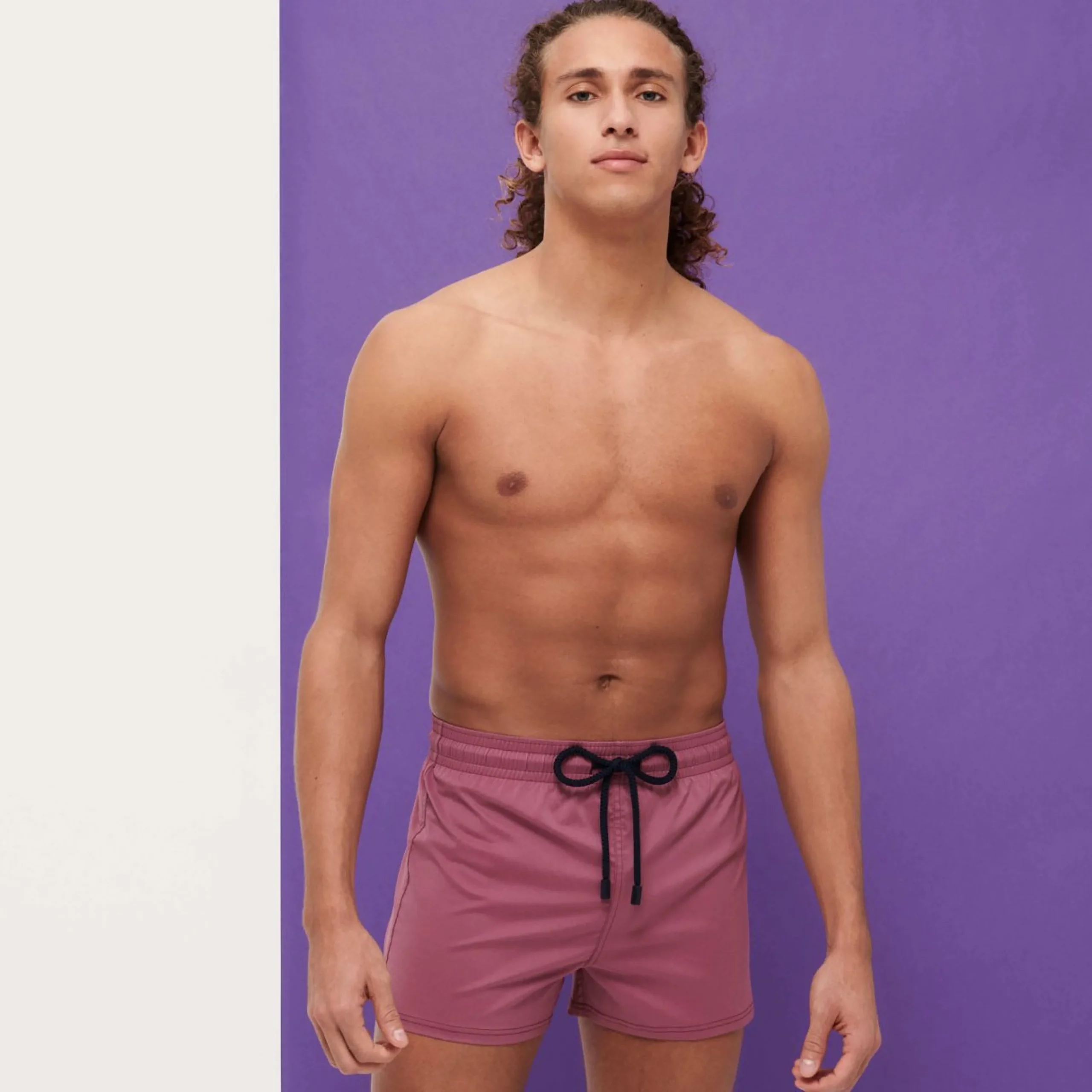 Homme Vilebrequin Le Court^Maillot De Bain Homme Stretch Court Uni