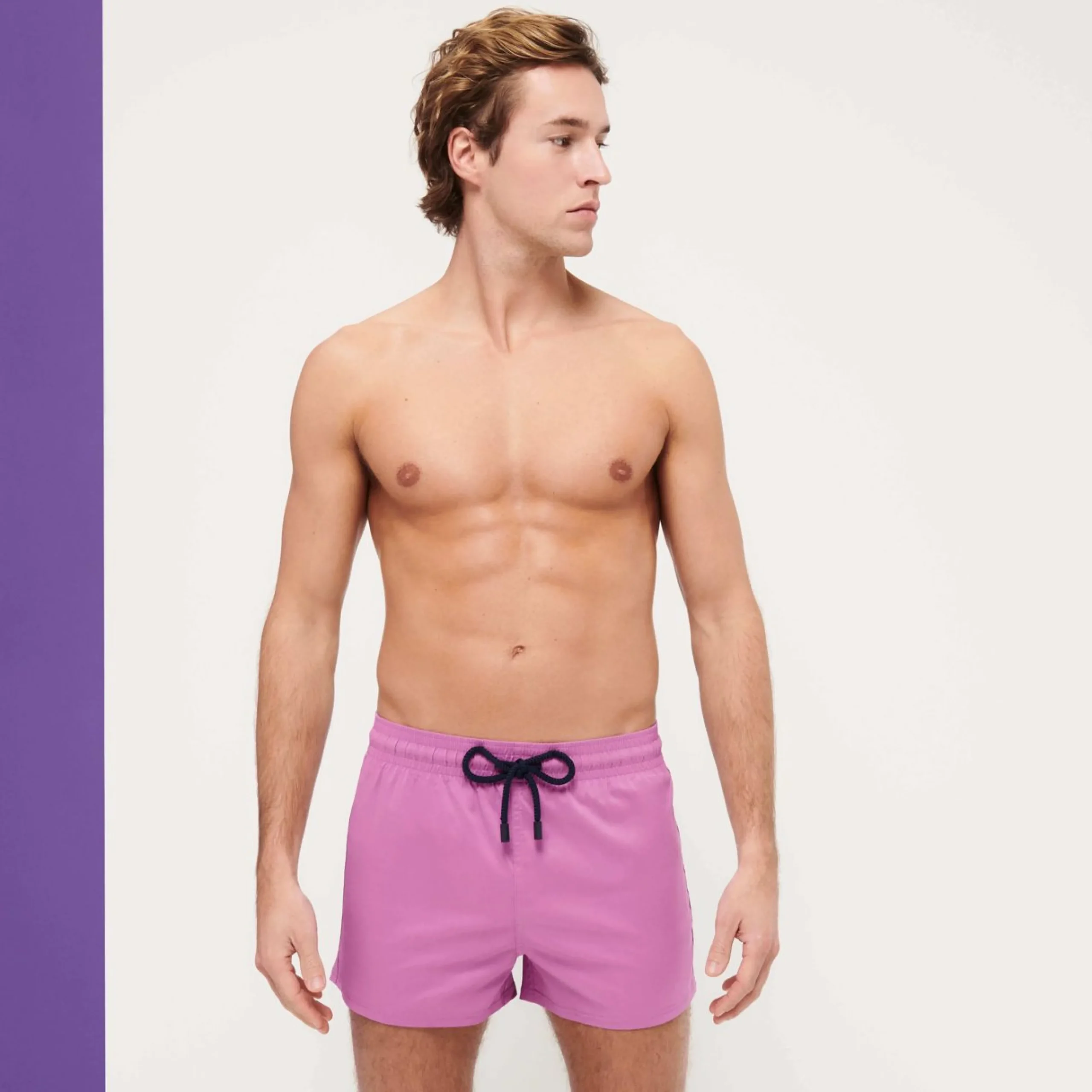 Homme Vilebrequin Le Court^Maillot De Bain Homme Stretch Court Uni