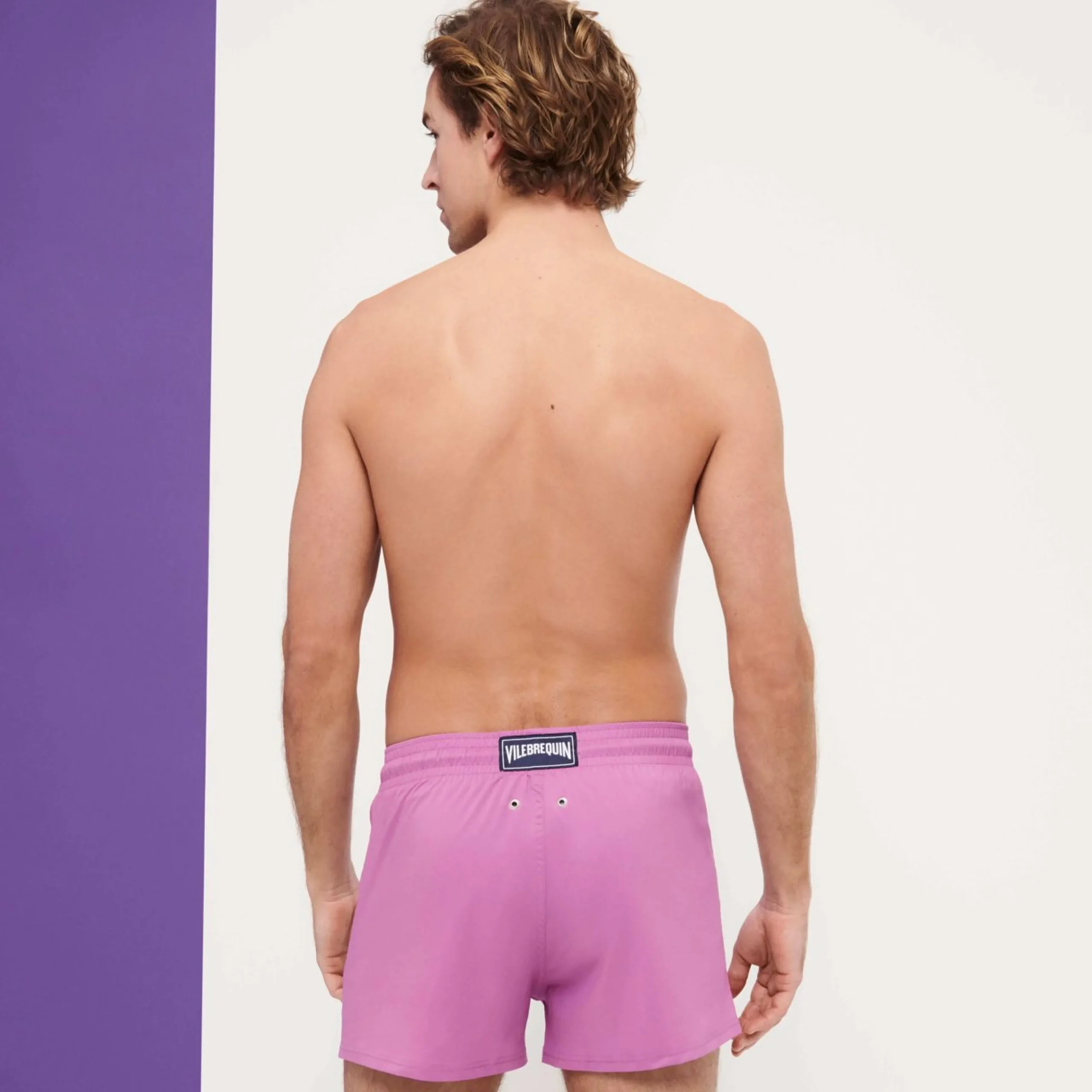 Homme Vilebrequin Le Court^Maillot De Bain Homme Stretch Court Uni