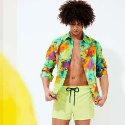 Homme Vilebrequin Le Court^Maillot De Bain Homme Stretch Court Uni