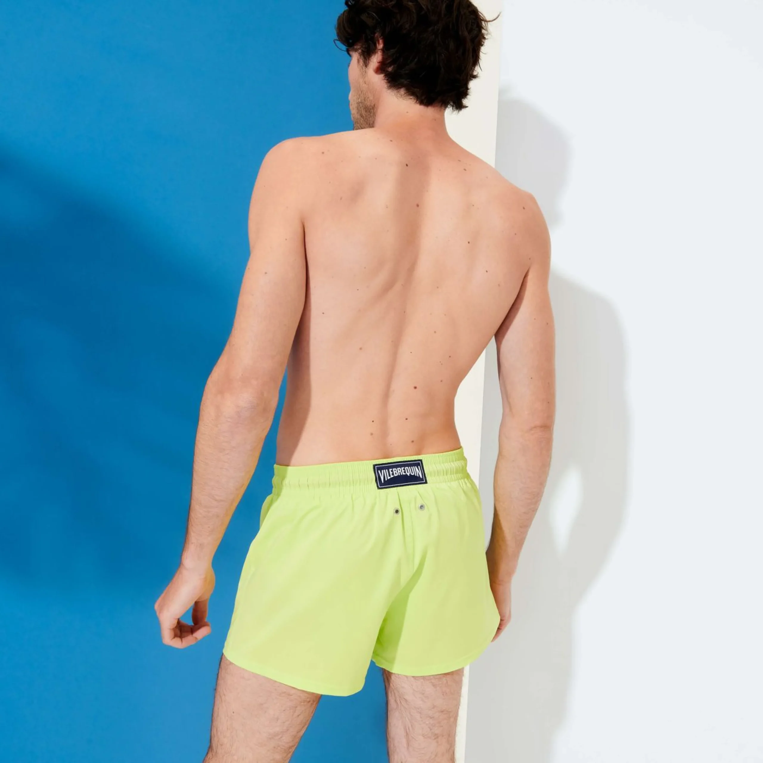 Homme Vilebrequin Le Court^Maillot De Bain Homme Stretch Court Uni