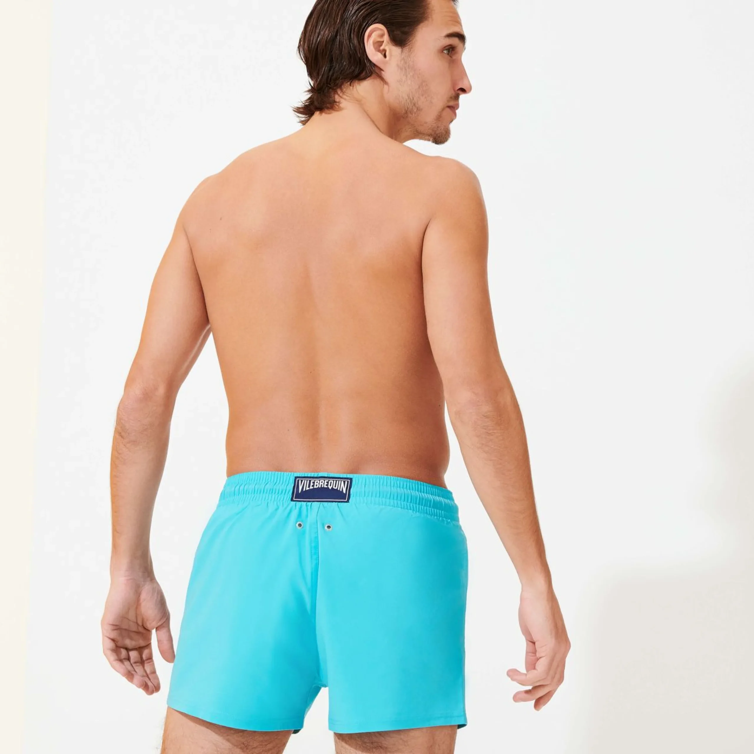 Homme Vilebrequin Le Court^Maillot De Bain Homme Stretch Court Uni
