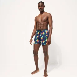 Homme Vilebrequin Le Stretch^Maillot De Bain Homme Stretch Tortues Rainbow Multicolor - X Kenny Scharf