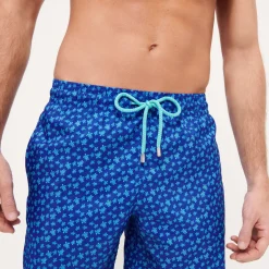 Homme Vilebrequin La Matière Légère^Maillot De Bain Homme Ultra-Leger Et Pliable Micro Ronde Des Tortues