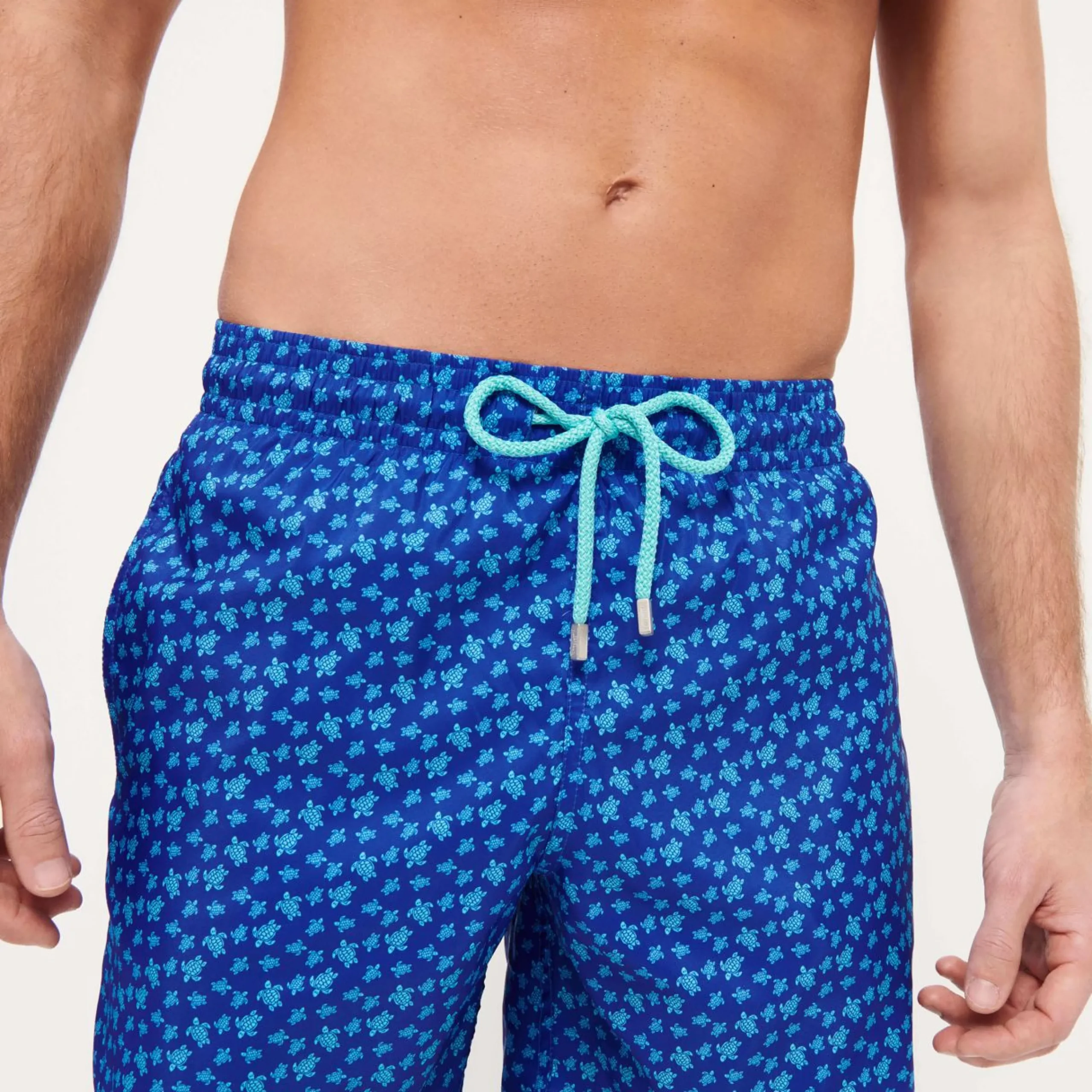 Homme Vilebrequin La Matière Légère^Maillot De Bain Homme Ultra-Leger Et Pliable Micro Ronde Des Tortues