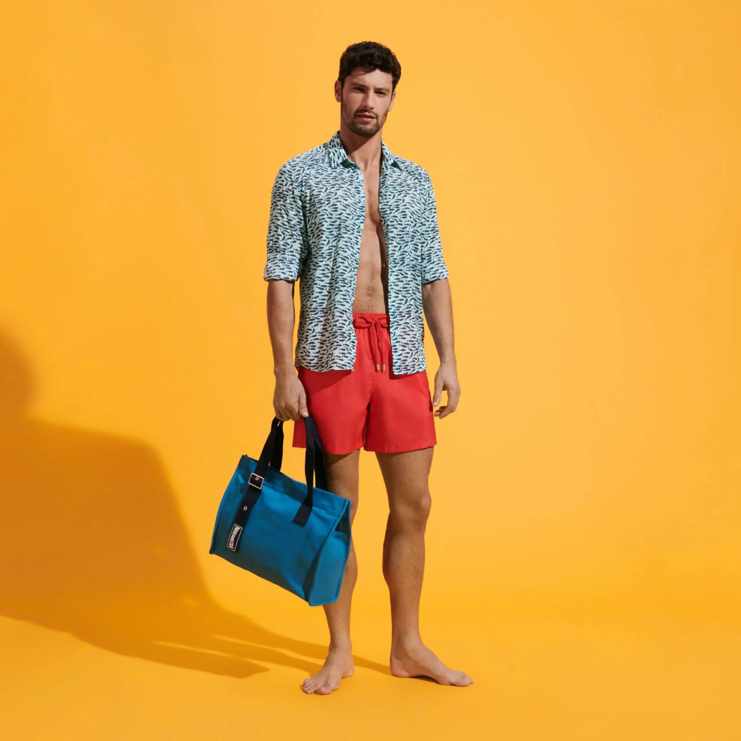 Homme Vilebrequin La Matière Légère^Maillot De Bain Homme Ultra Leger Et Pliable Uni