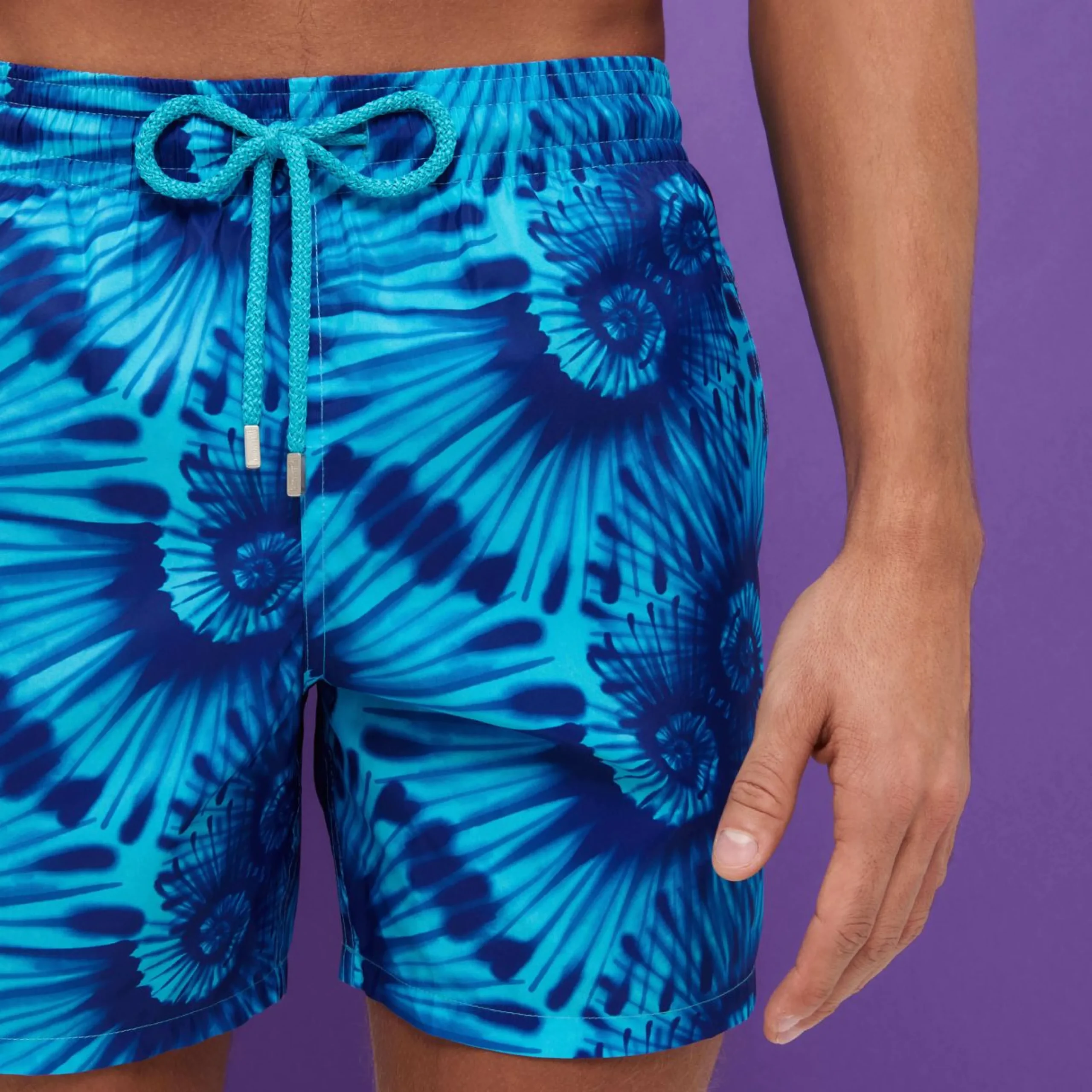 Homme Vilebrequin La Matière Légère^Maillot De Bain Homme Ultra-Leger Et Pliable Nautilius Tie & Dye