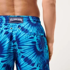 Homme Vilebrequin La Matière Légère^Maillot De Bain Homme Ultra-Leger Et Pliable Nautilius Tie & Dye
