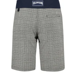 Homme Vilebrequin Le Long^Maillot De Bain Long En Laine Merinos Homme Prince De Galles