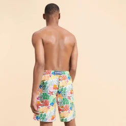 Homme Vilebrequin Le Long^Maillot De Bain Long Homme Fond Marins Multicolores
