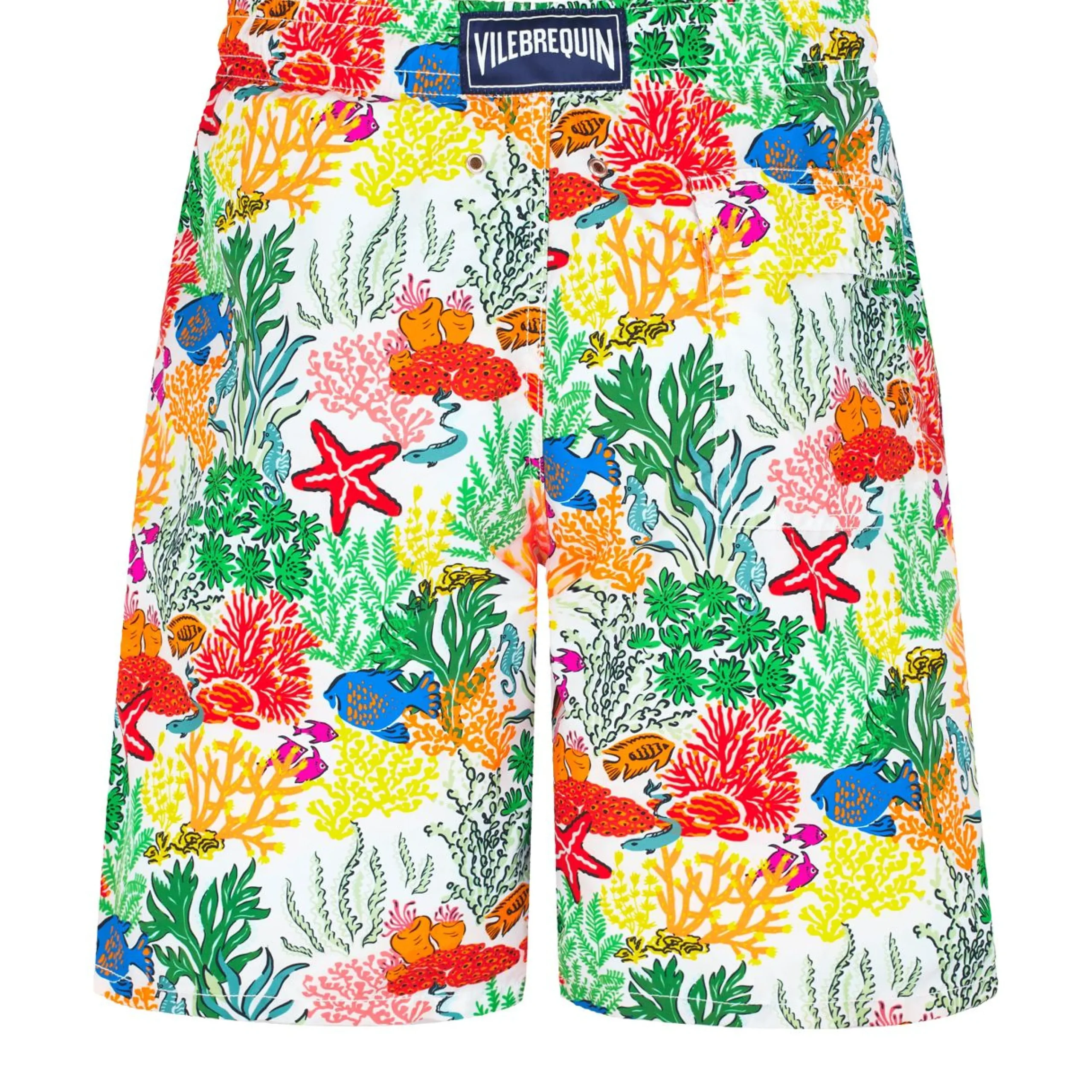 Homme Vilebrequin Le Long^Maillot De Bain Long Homme Fond Marins Multicolores